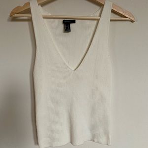 Forever 21 V-neck ribbed tank